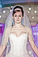 bride wearing a wedding dress